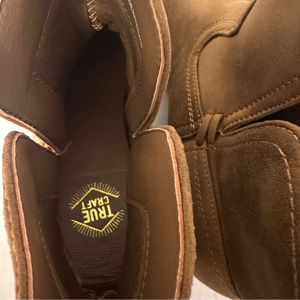 True Craft Java Booties Brown Suede Winter Boots … - image 7